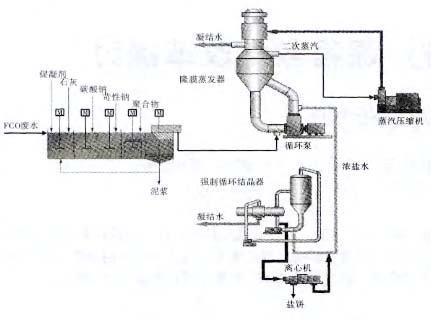电厂高 盐废水零排放技术路线的探讨